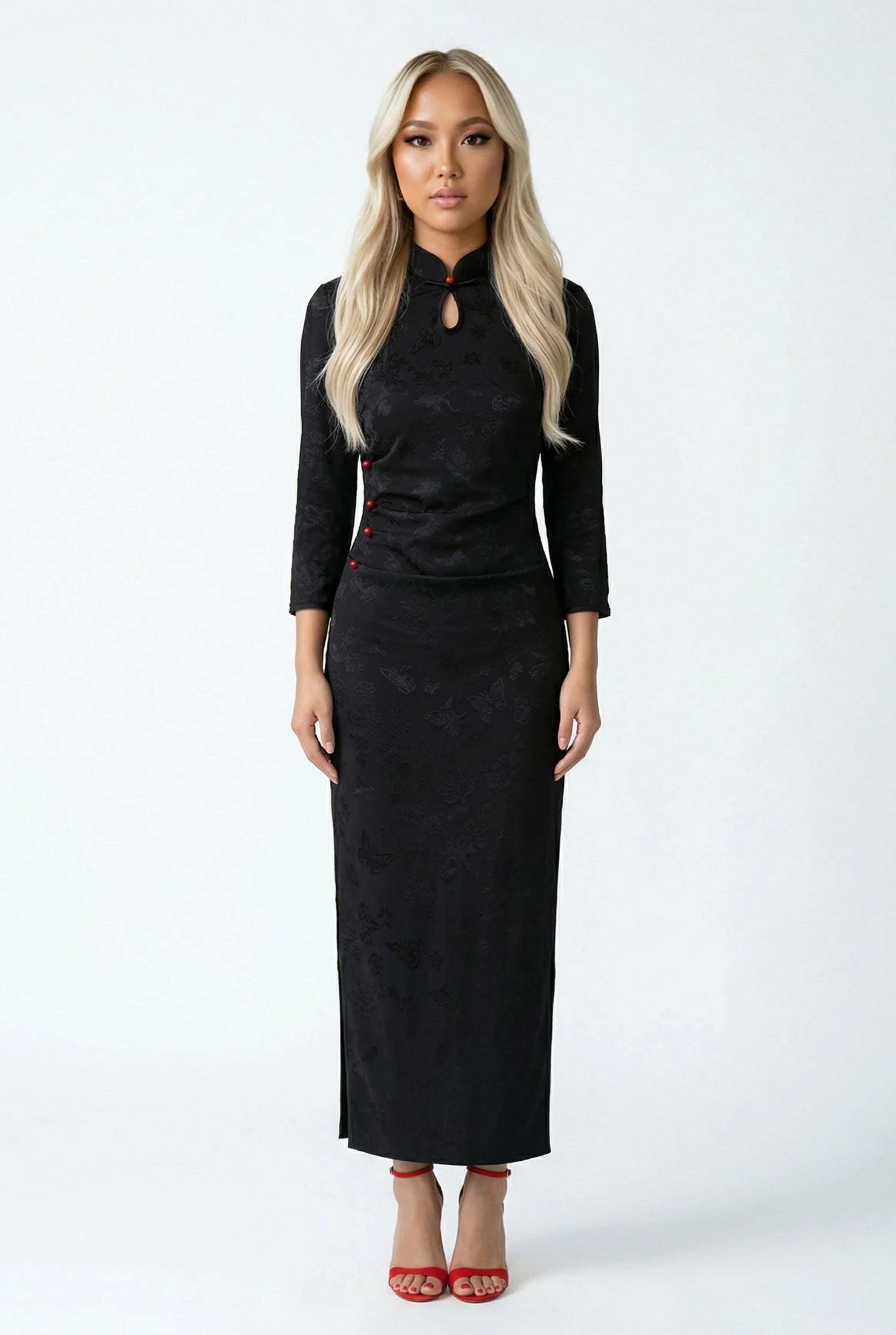 Black Long Qipao Dress – maisonhua