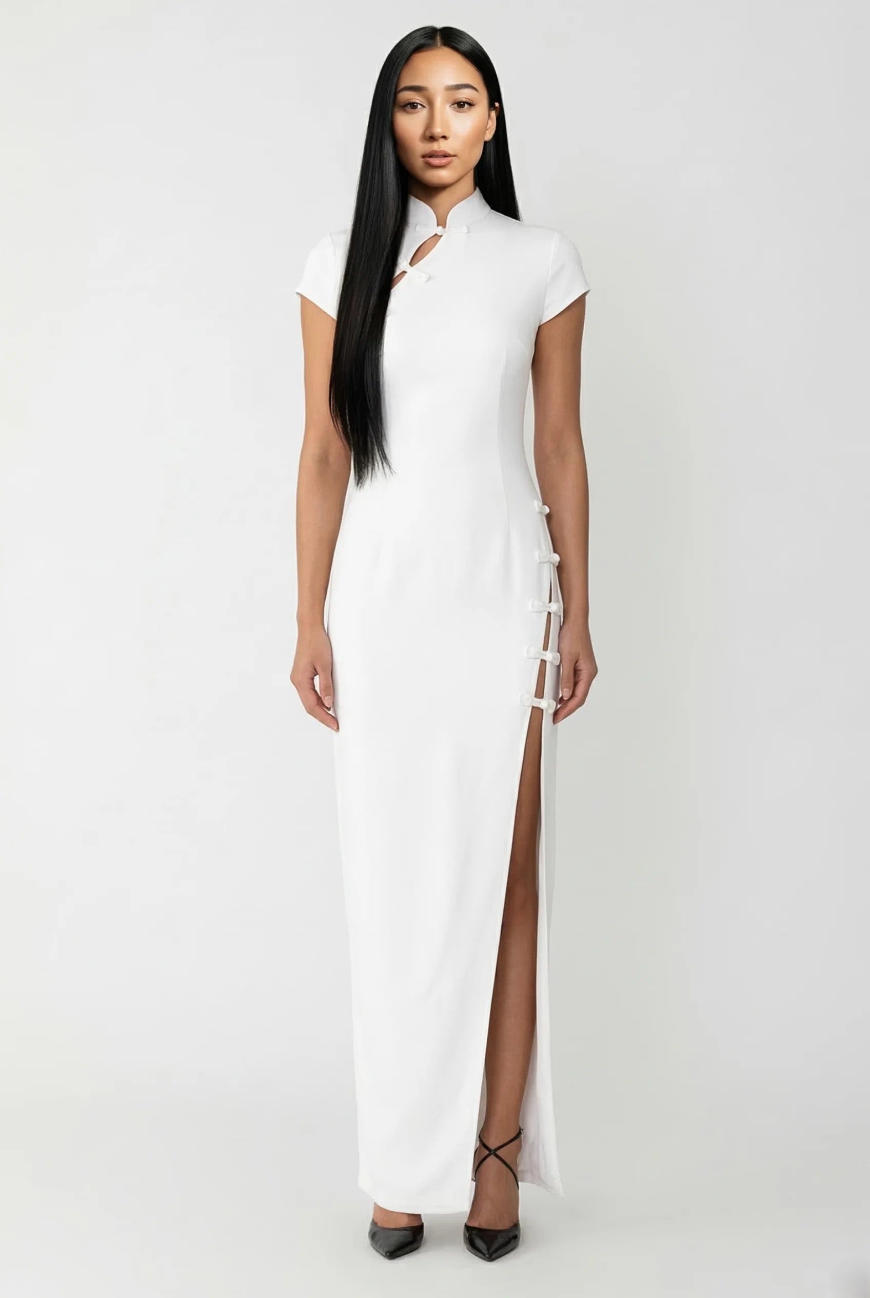 White Qipao