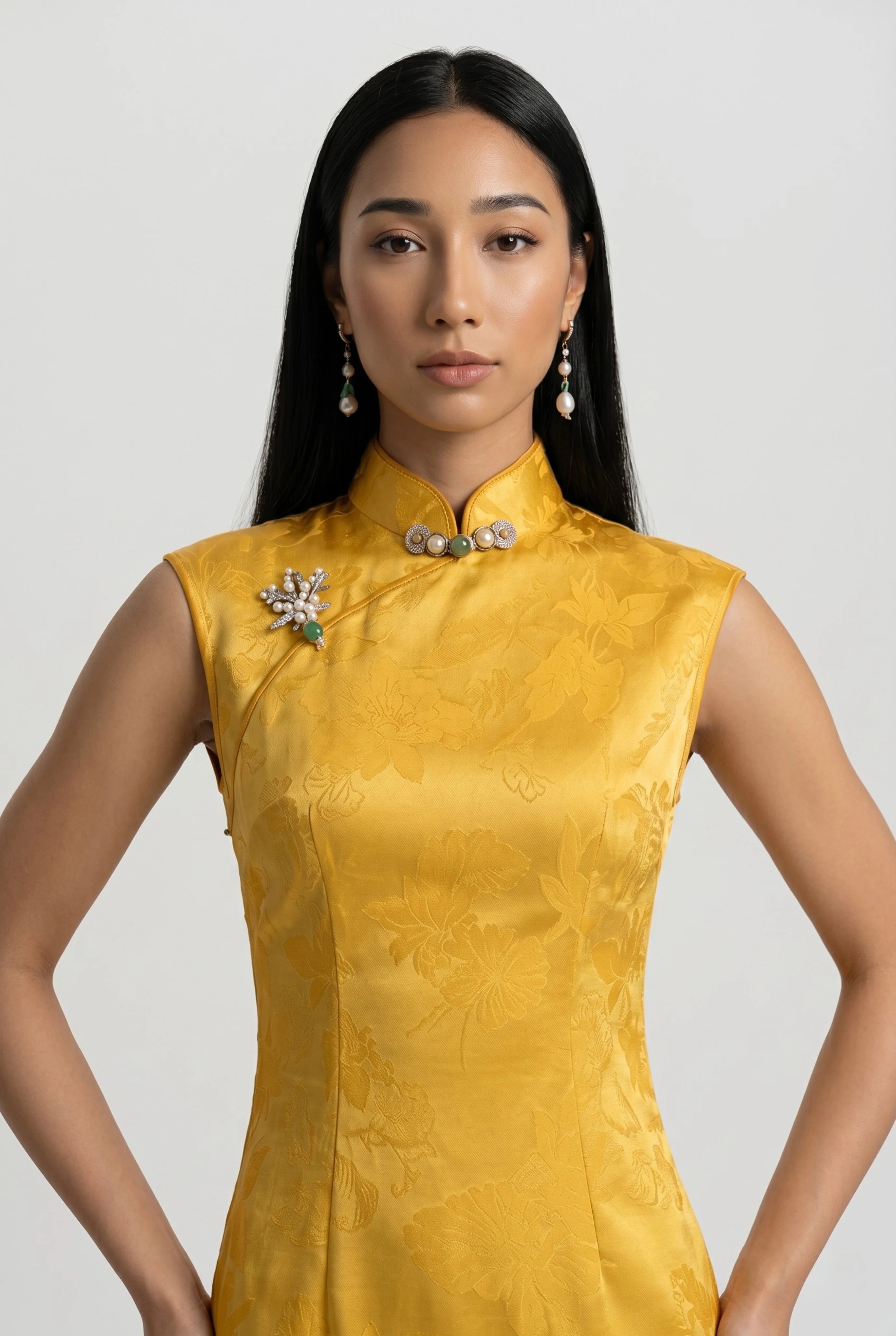 Chinese Dress Yellow